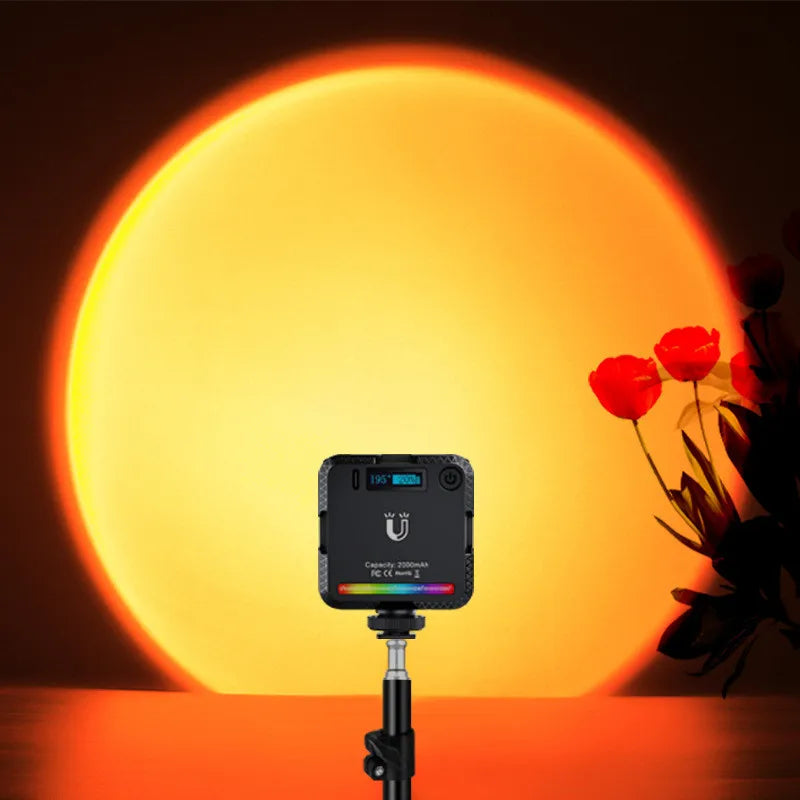 RGB LED Rainbow Projection Light for Photography & Live Streaming