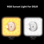 RGB LED Rainbow Projection Light for Photography & Live Streaming