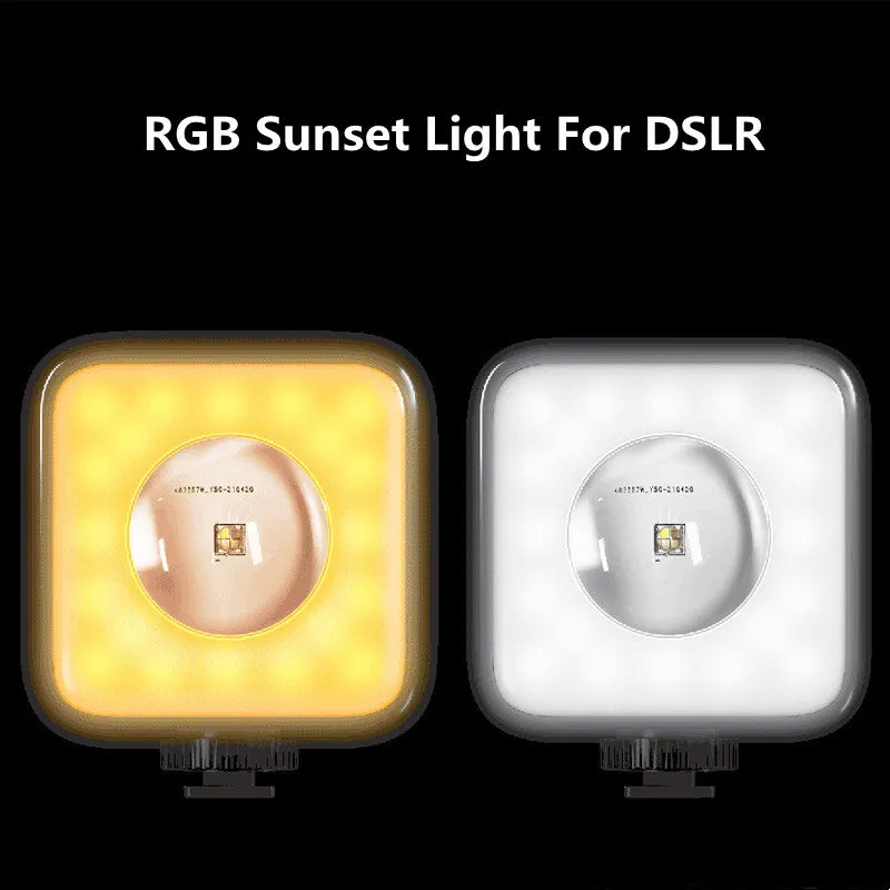 RGB LED Rainbow Projection Light for Photography & Live Streaming
