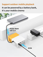 YG300 Smart Mini Projector – 720P HD Mobile Theater