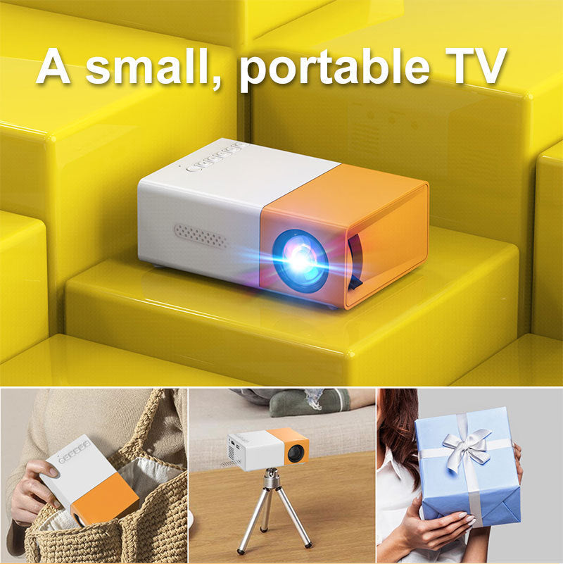 YG300 Smart Mini Projector – 720P HD Mobile Theater