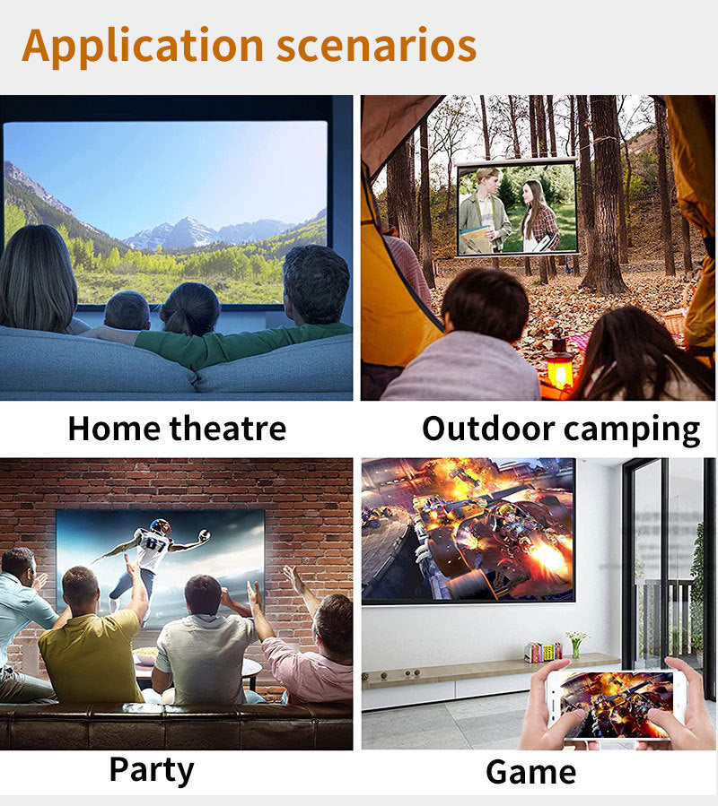 YG300 Smart Mini Projector – 720P HD Mobile Theater