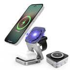 Foldable 3-in-1 Magnetic Wireless Charger