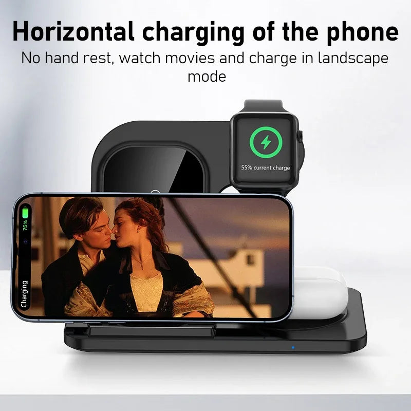 Wireless Charger for iPhone, Watch & AirPods