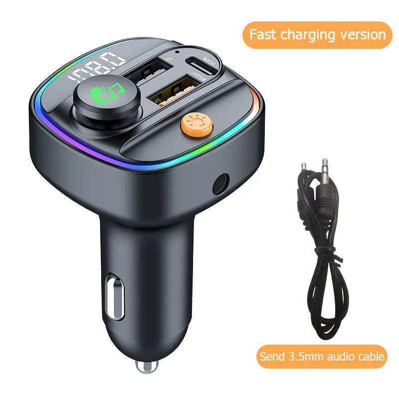 Bluetooth 5.3 FM Transmitter & MP3 Player