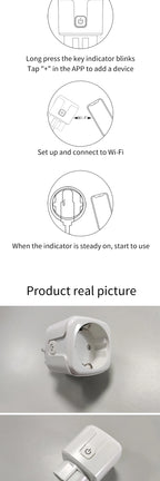 Tuya WiFi Smart Plug Socket EU