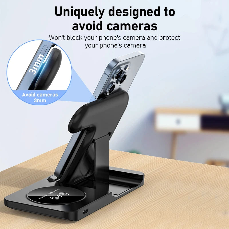 Wireless Charger for iPhone, Watch & AirPods