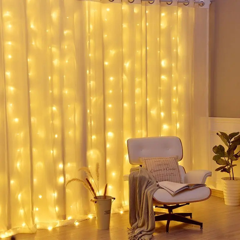 String Lights with Remote USB