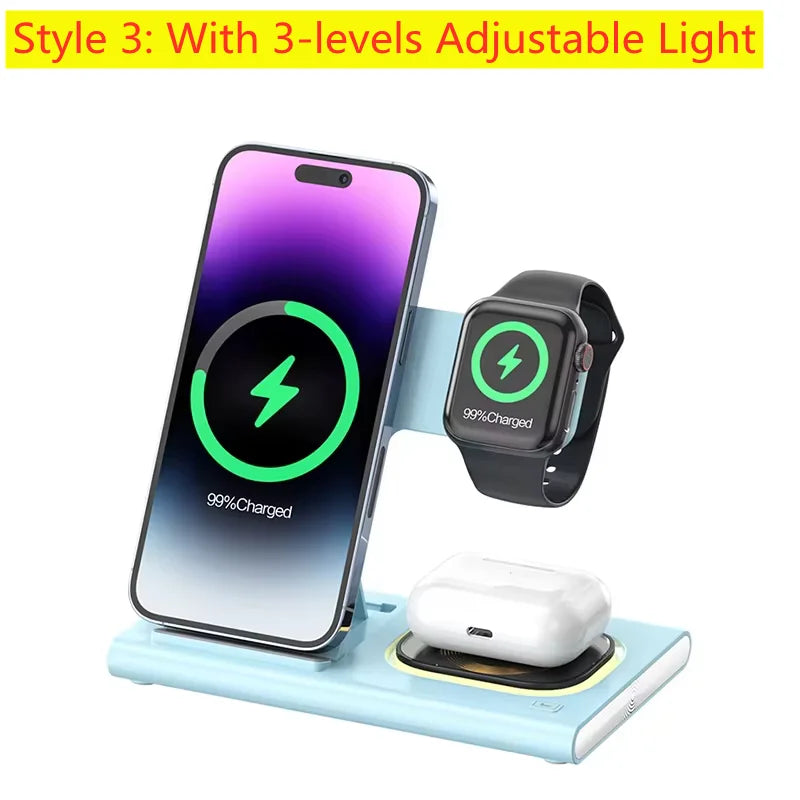 Wireless Charger for iPhone, Watch & AirPods