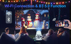 Projector Magcubic HY300 Pro Projector 200ANSI Native 720P Wireless Screen Mirroring System Dual Band WiFi Hi-chip A3100 for Home Theater
