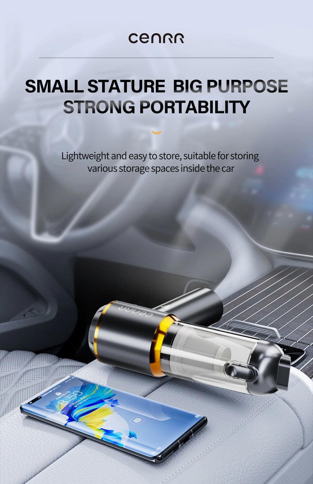 Portable Handheld Car Vacuum Cleaner