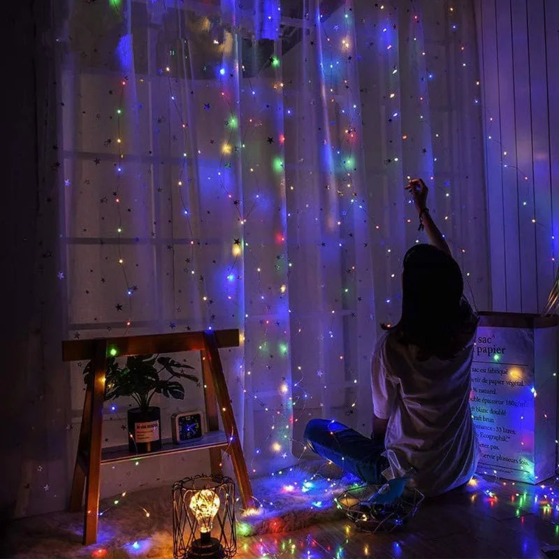 String Lights with Remote USB