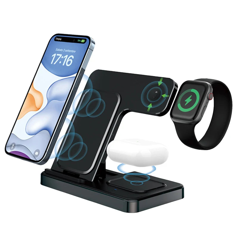 Wireless Charger for iPhone, Watch & AirPods
