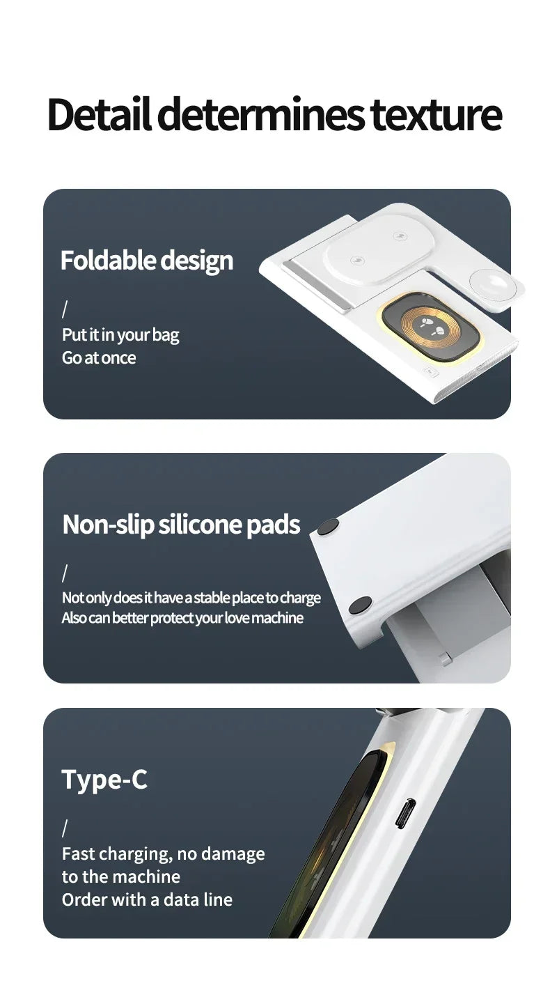 Wireless Charging Dock – iPhone | Watch | AirPods