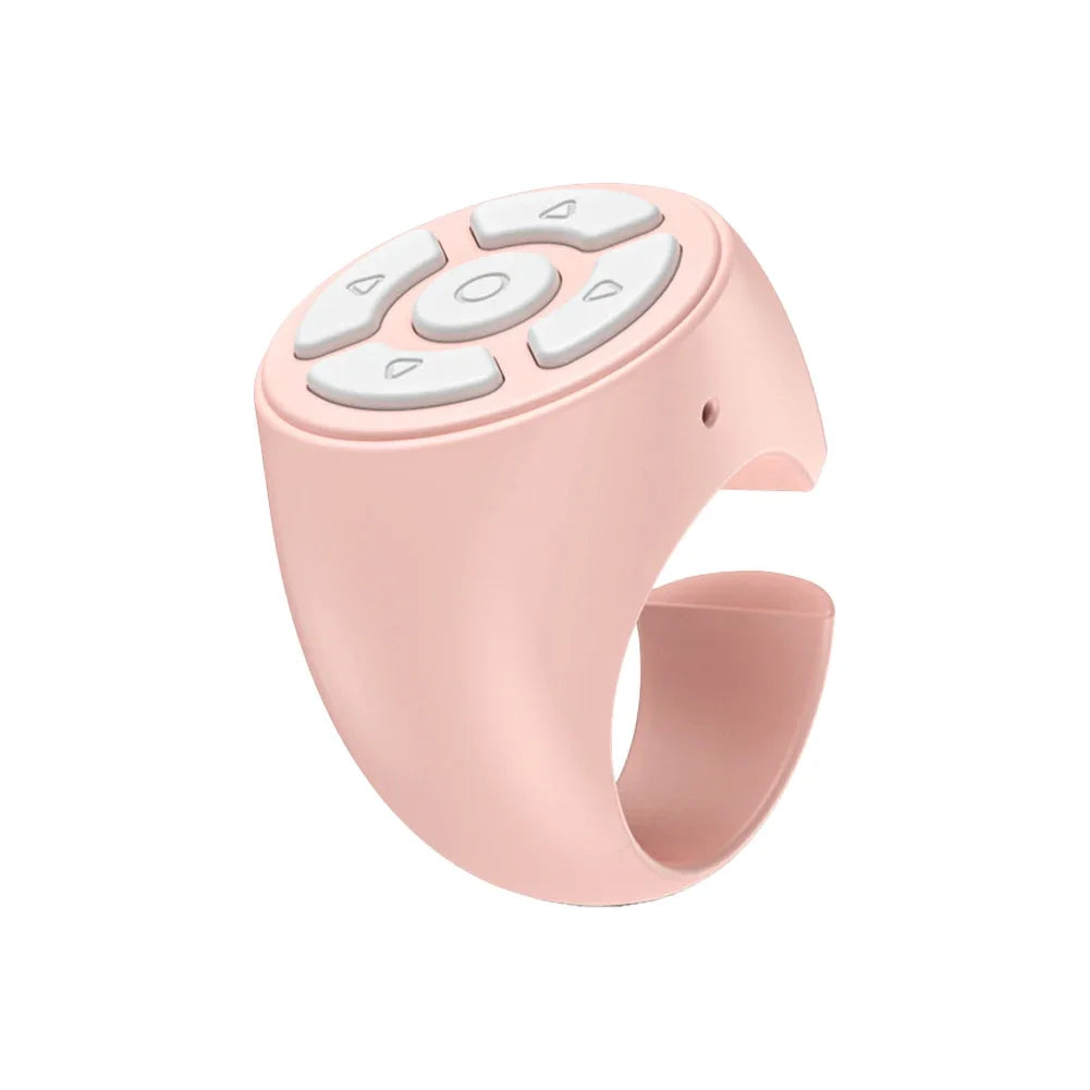 Remote Control Scrolling Ring Wireless Finger Shutter  Page TurnerMobile Phone Controller Bluetoothcompatible