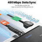 Magnetic USB-C & Micro USB Charging Cable