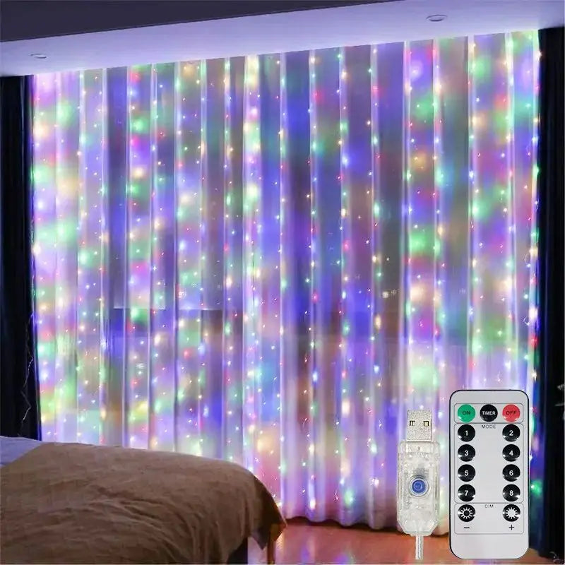 String Lights with Remote USB