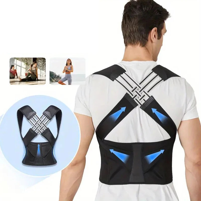 Adjustable Back Brace & Posture Corrector