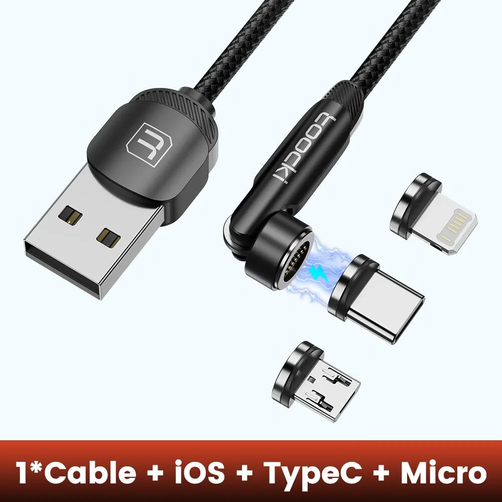 Magnetic USB-C & Micro USB Charging Cable