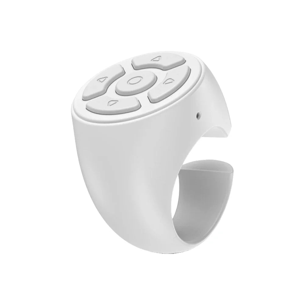 Remote Control Scrolling Ring Wireless Finger Shutter  Page TurnerMobile Phone Controller Bluetoothcompatible