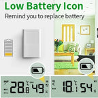 Wireless Temperature & Humidity Monitor (Indoor/Outdoor)