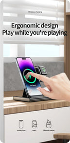 Wireless Charging Dock – iPhone | Watch | AirPods