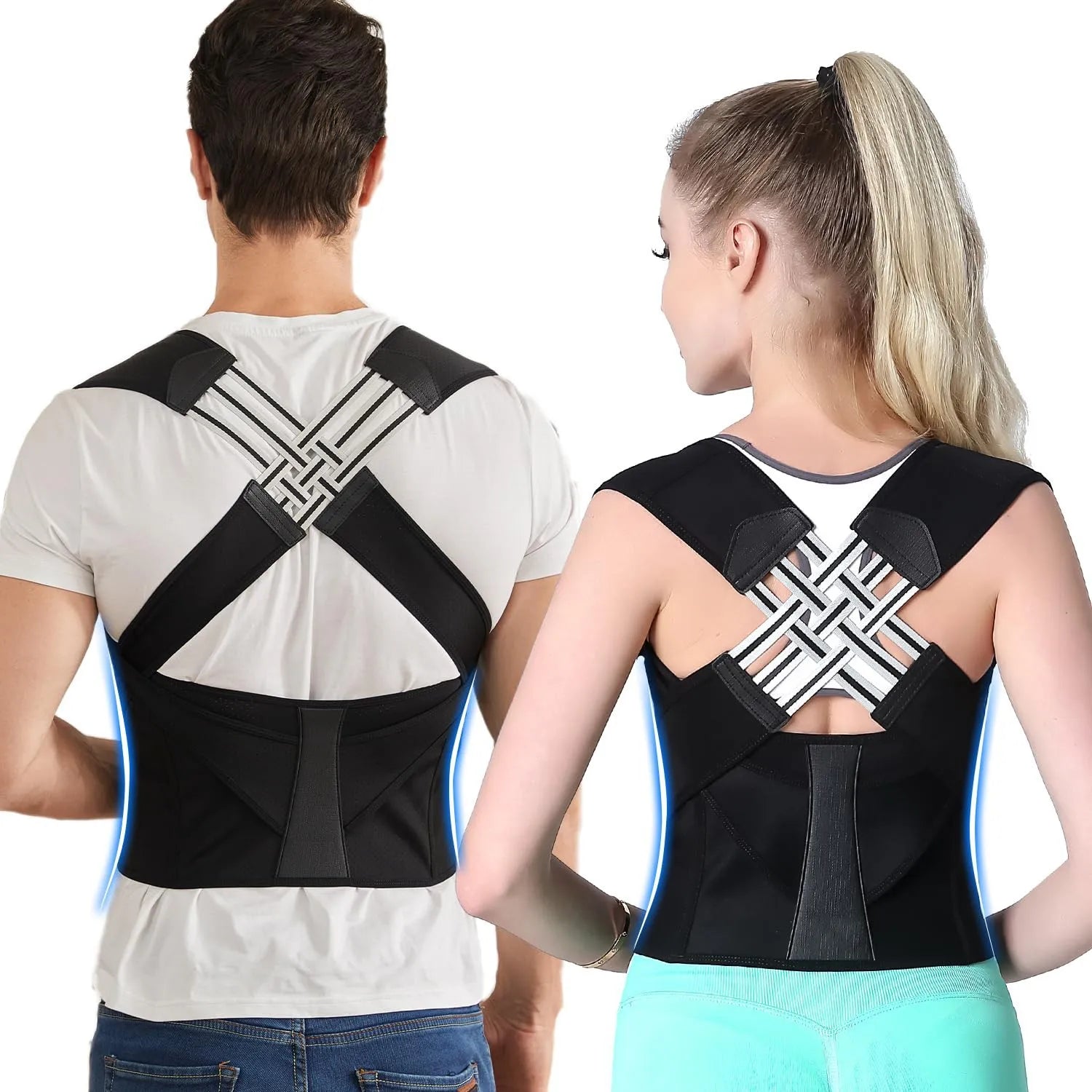 Adjustable Back Brace & Posture Corrector