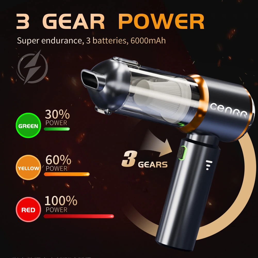 Portable Handheld Car Vacuum Cleaner