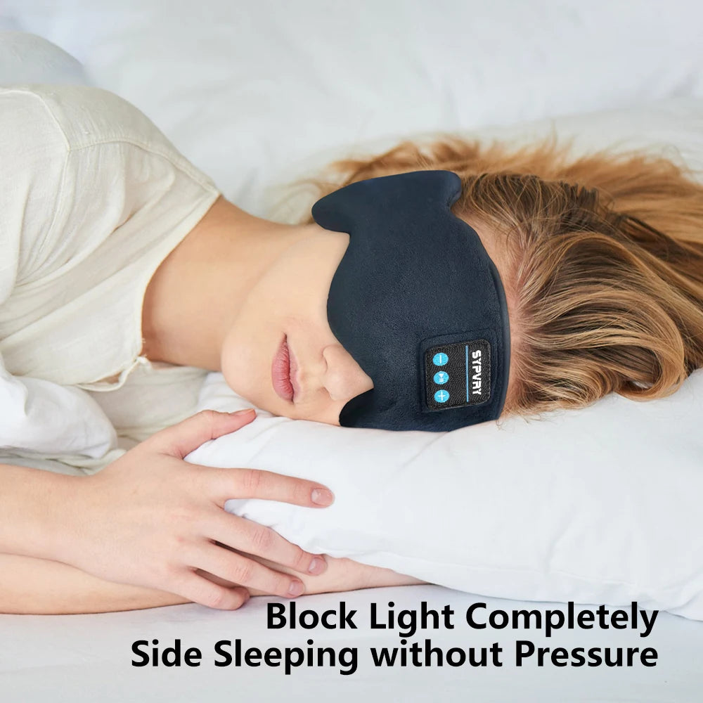Sleep Mask with Built-in Bluetooth Headphones
