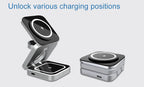 Foldable 3-in-1 Magnetic Wireless Charger