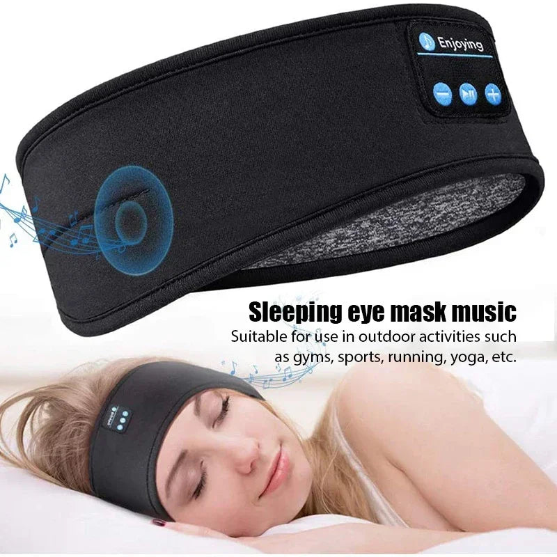 Bluetooth Earphones Sports Side Elastic Wireless Headphones Music Eye Mask Wireless Bluetooth