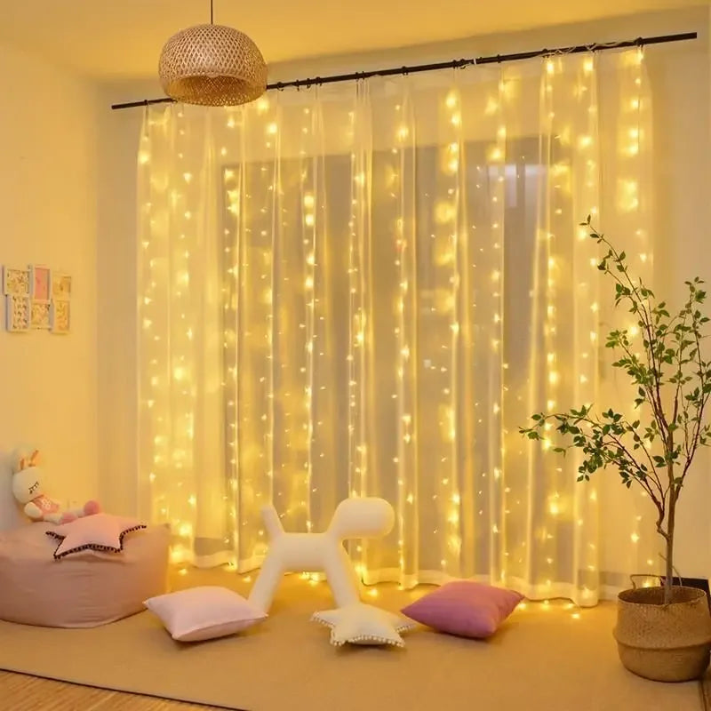 String Lights with Remote USB