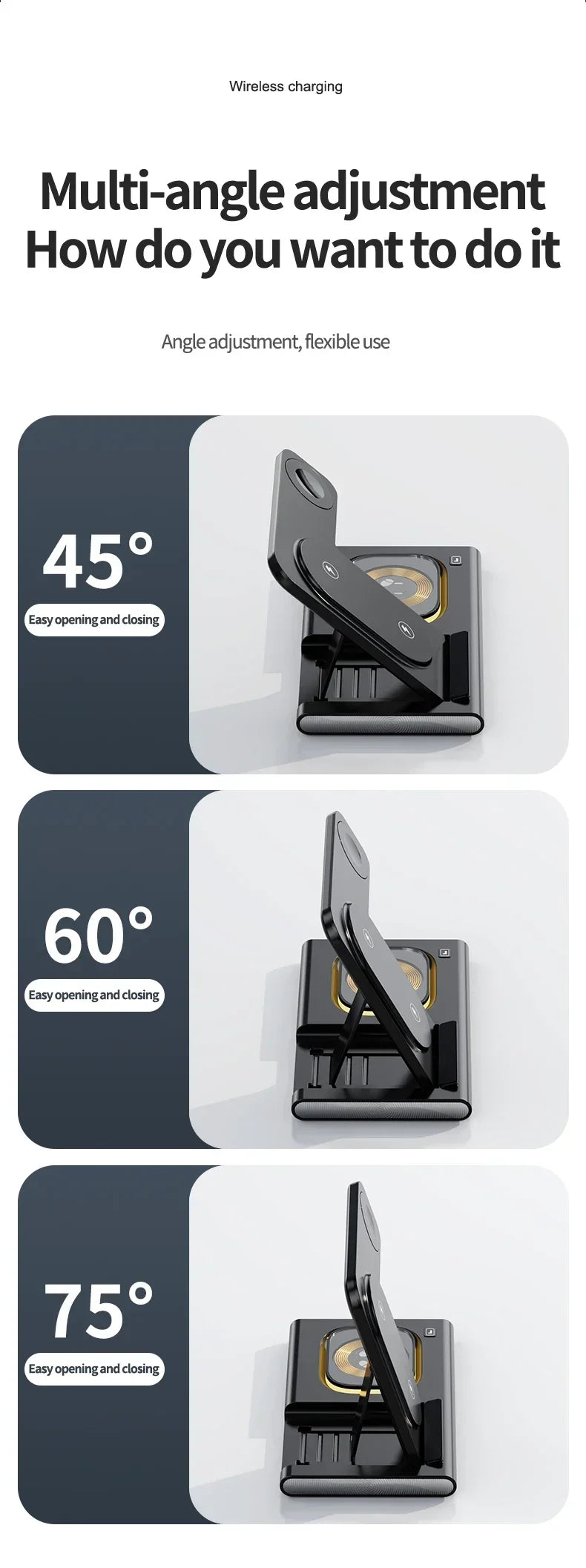 Wireless Charging Dock – iPhone | Watch | AirPods