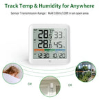 Wireless Temperature & Humidity Monitor (Indoor/Outdoor)