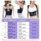 Adjustable Back Brace & Posture Corrector