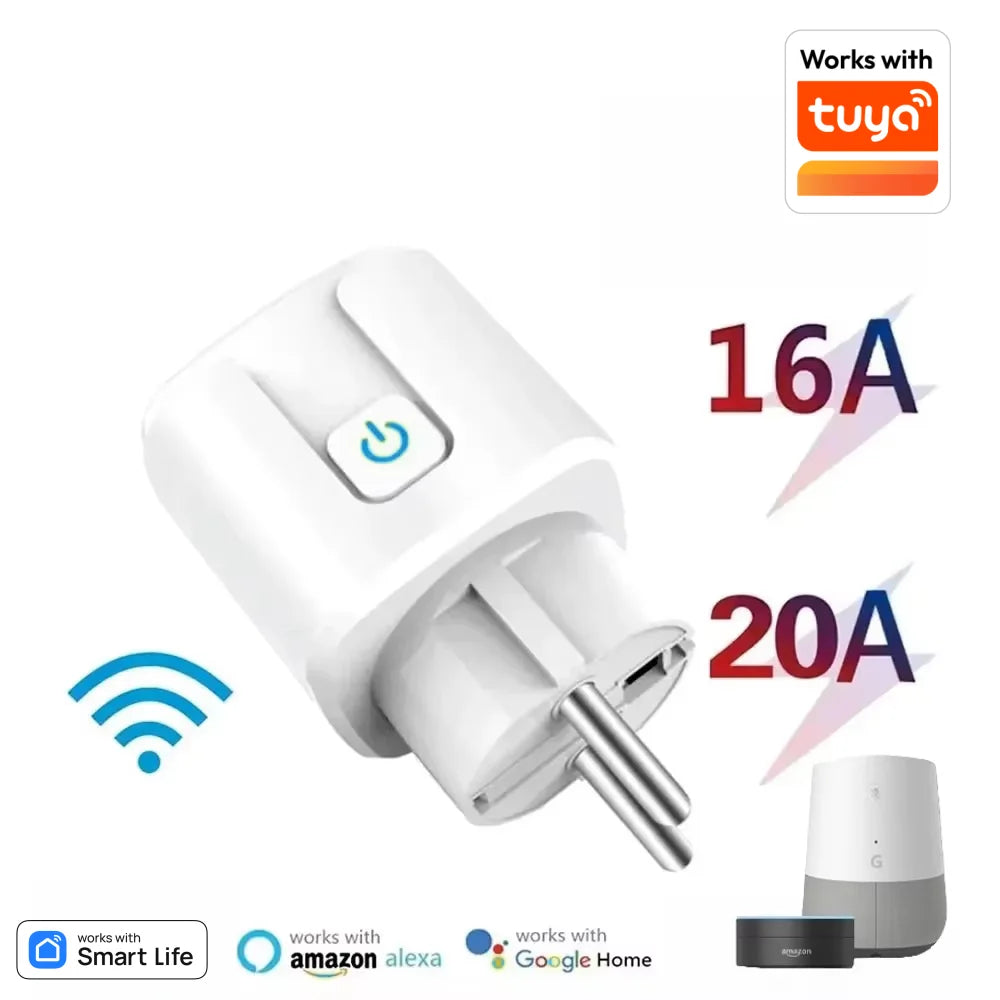 Tuya WiFi Smart Plug Socket EU