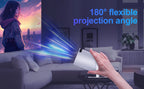 Projector Magcubic HY300 Pro Projector 200ANSI Native 720P Wireless Screen Mirroring System Dual Band WiFi Hi-chip A3100 for Home Theater