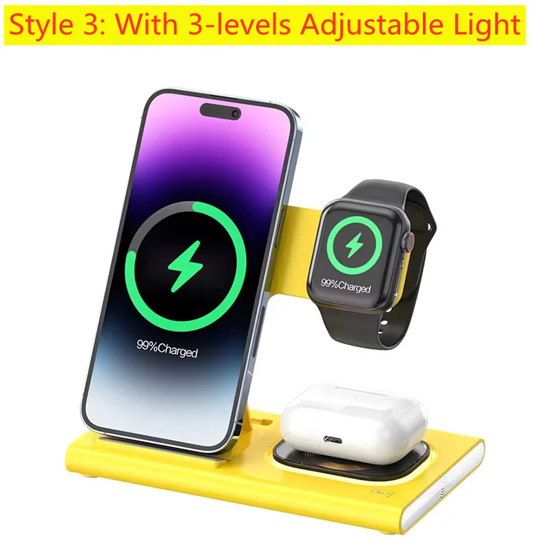 Wireless Charger for iPhone, Watch & AirPods