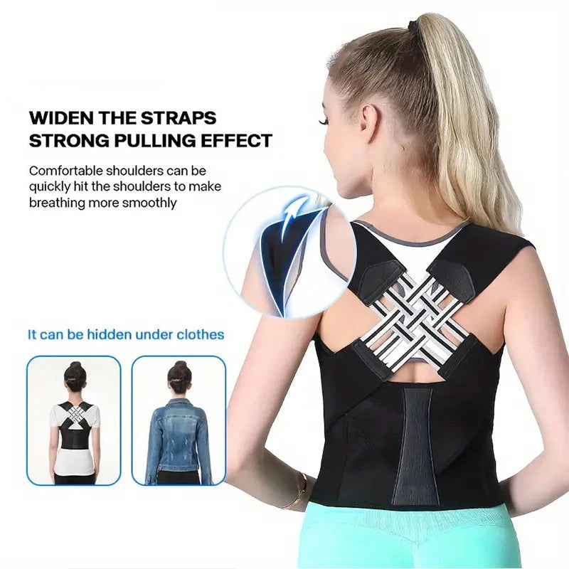 Adjustable Back Brace & Posture Corrector