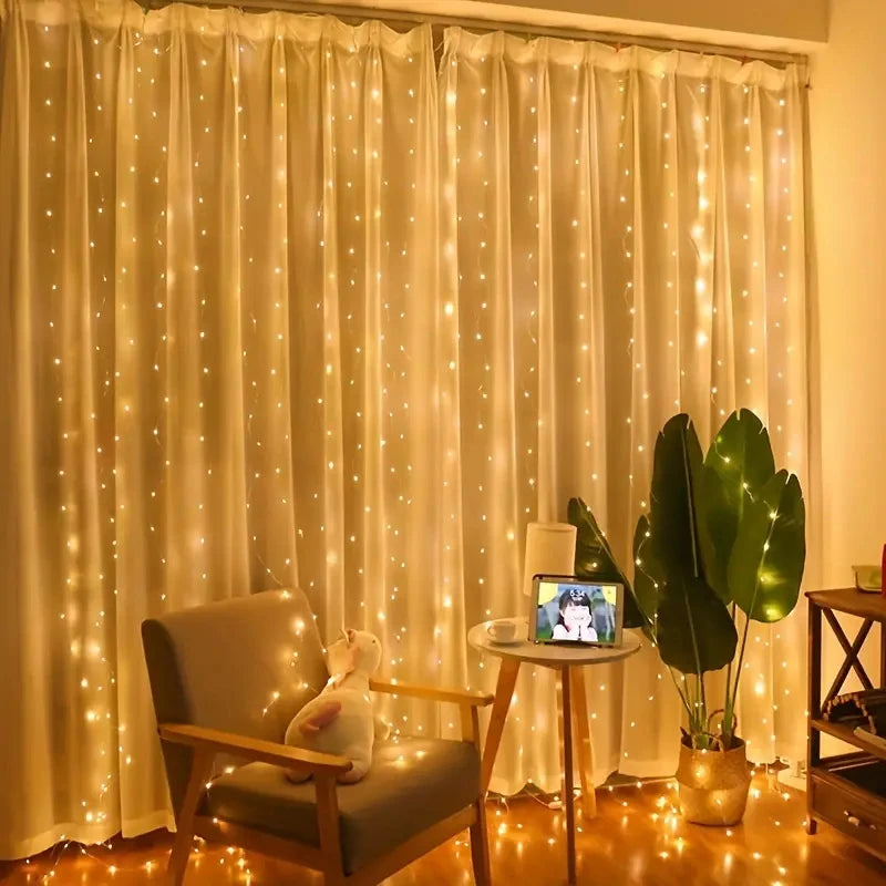String Lights with Remote USB