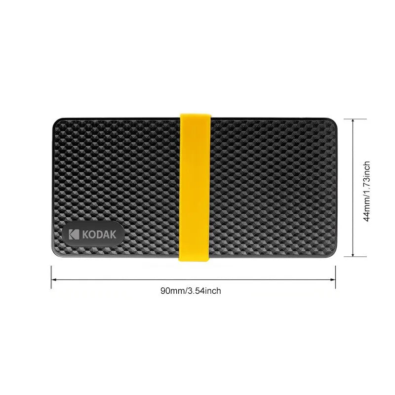 Kodak X200 Portable SSD – USB 3.1 Type-C