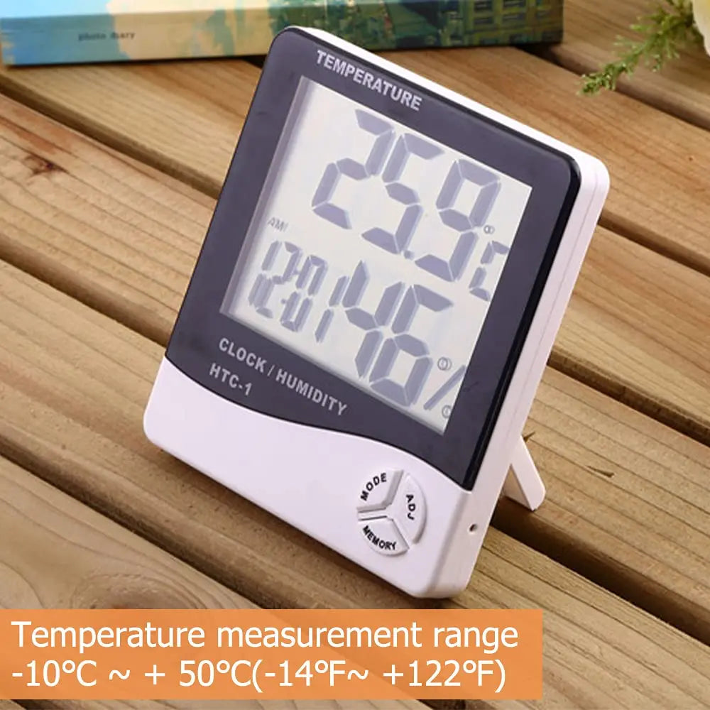 HTC-2/HTC-1 Digital Thermo-Hygrometer with Clock