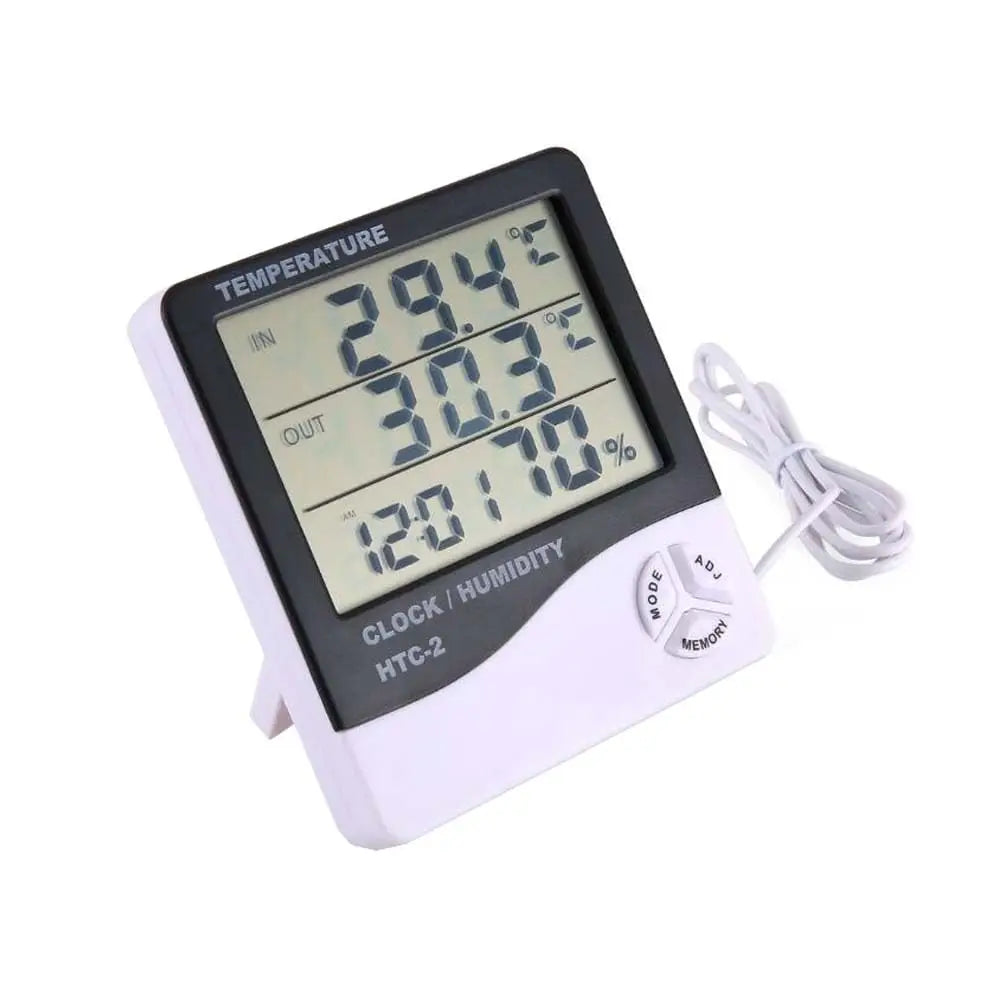 HTC-2/HTC-1 Digital Thermo-Hygrometer with Clock