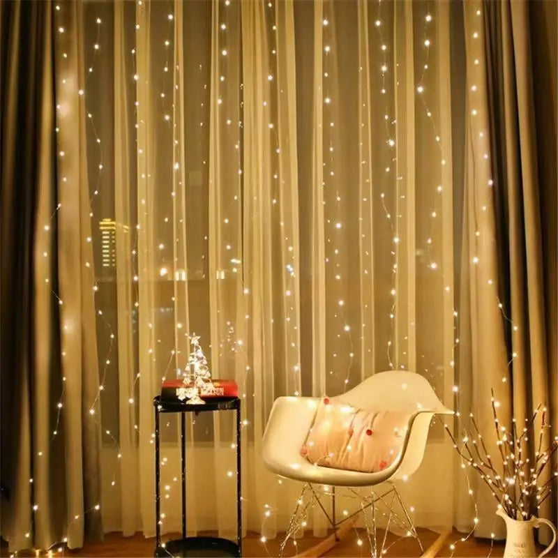 String Lights with Remote USB