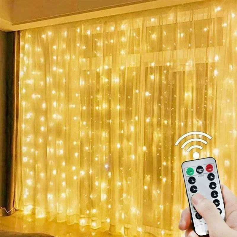 String Lights with Remote USB