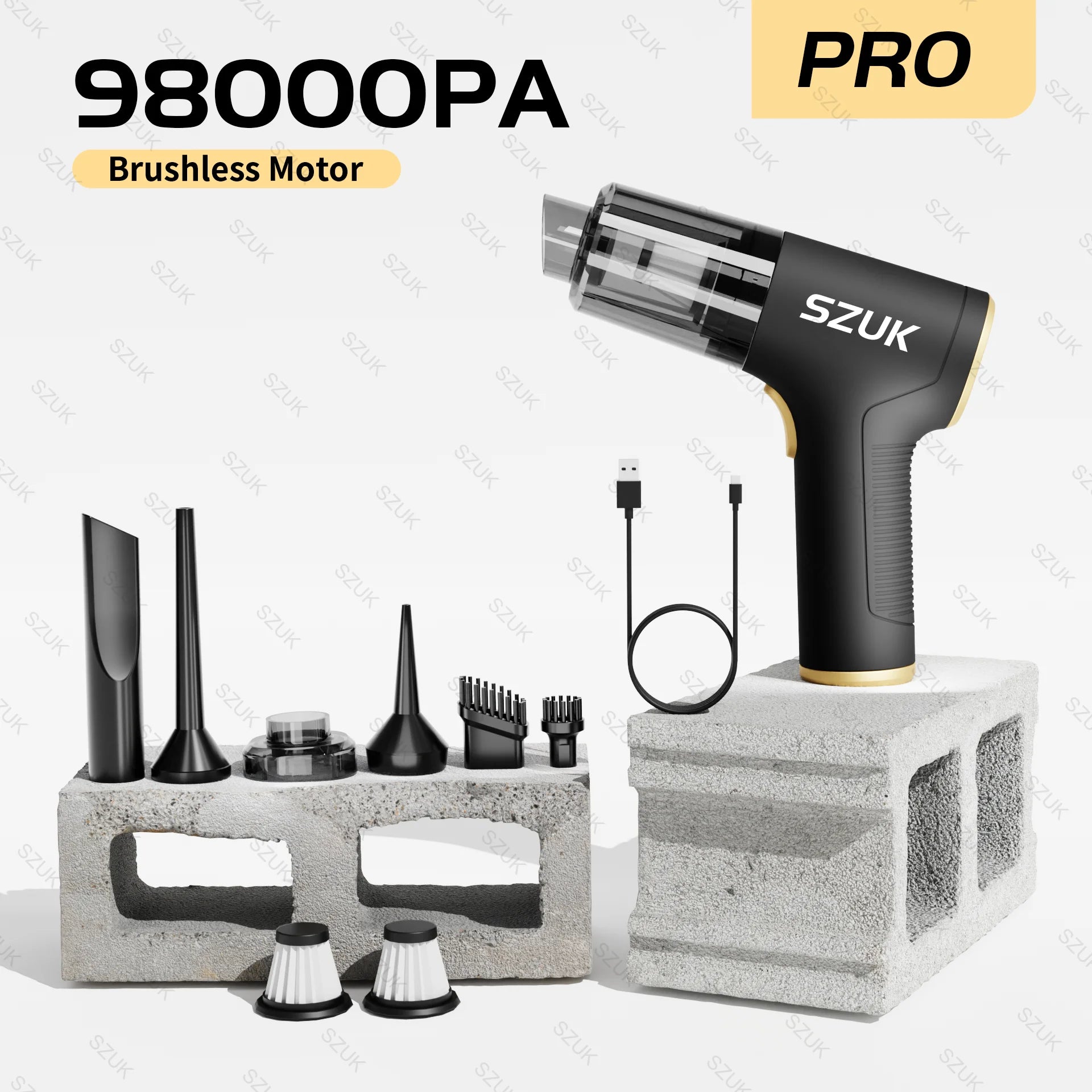 98000PA Mini Multipurpose Vacuum Cleaner