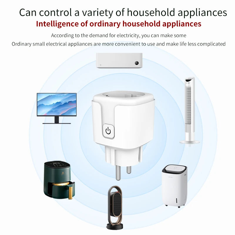 Tuya WiFi Smart Plug Socket EU