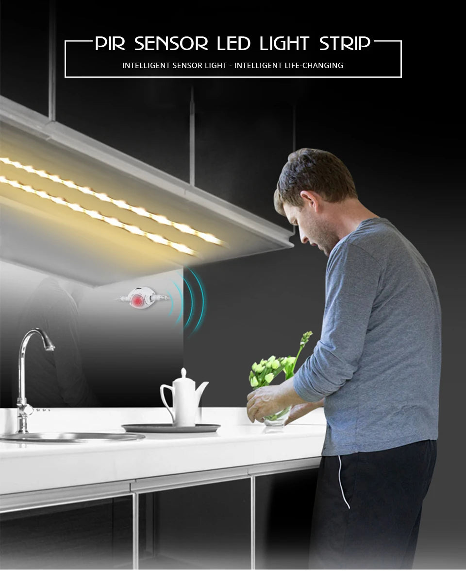 Motion Sensor LED Strip Light