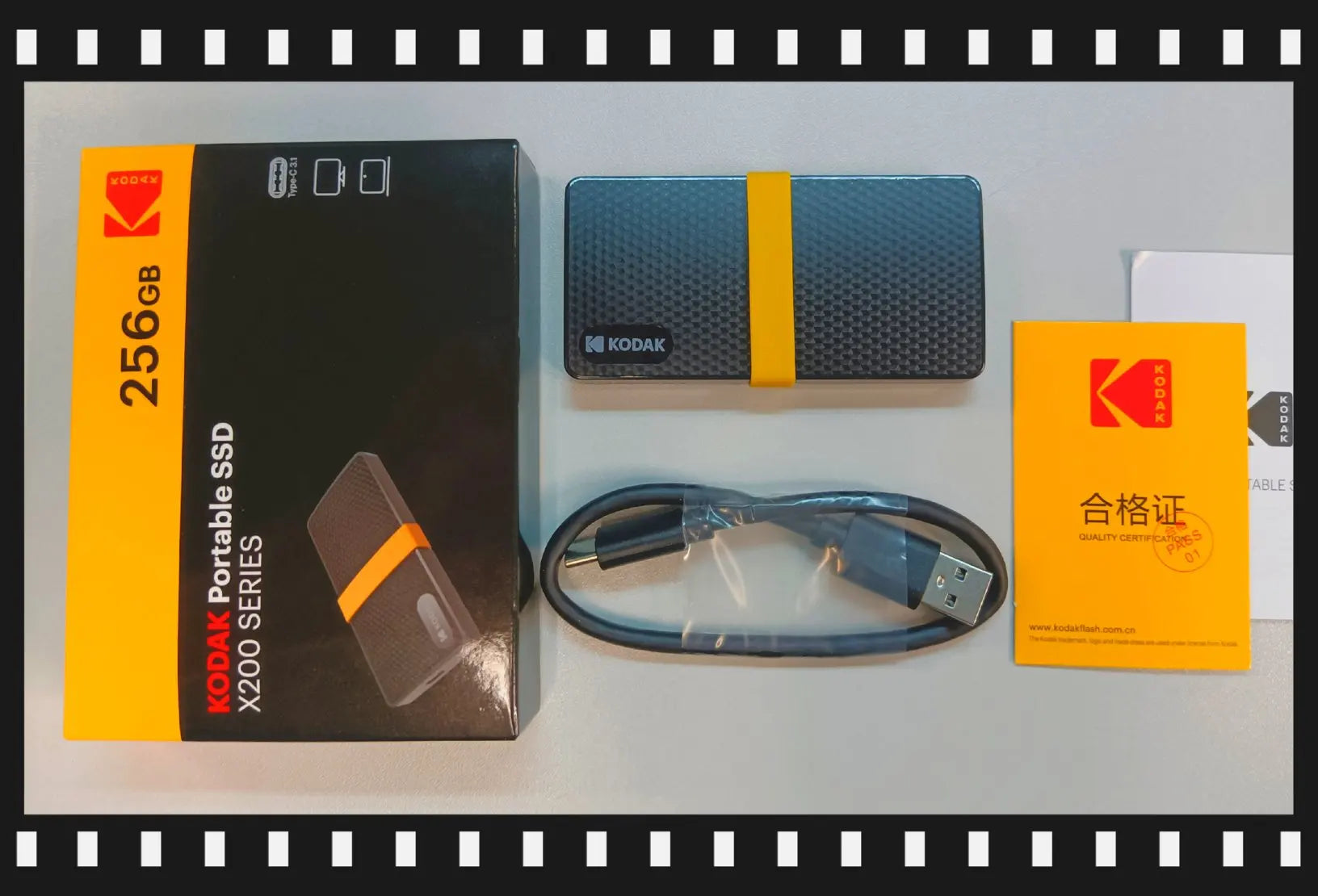 Kodak X200 Portable SSD – USB 3.1 Type-C