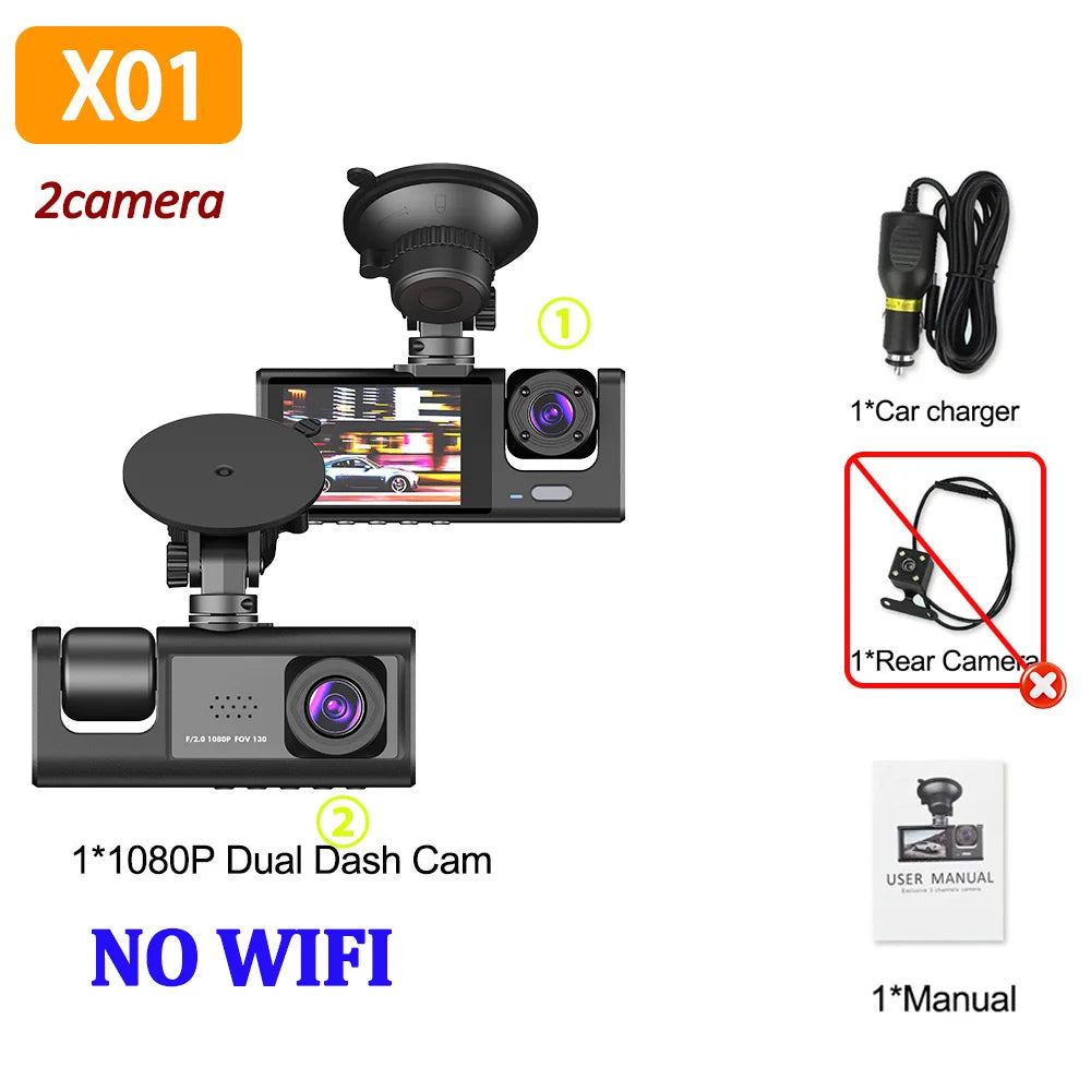 1080P Dual/Triple Camera Dash Cam